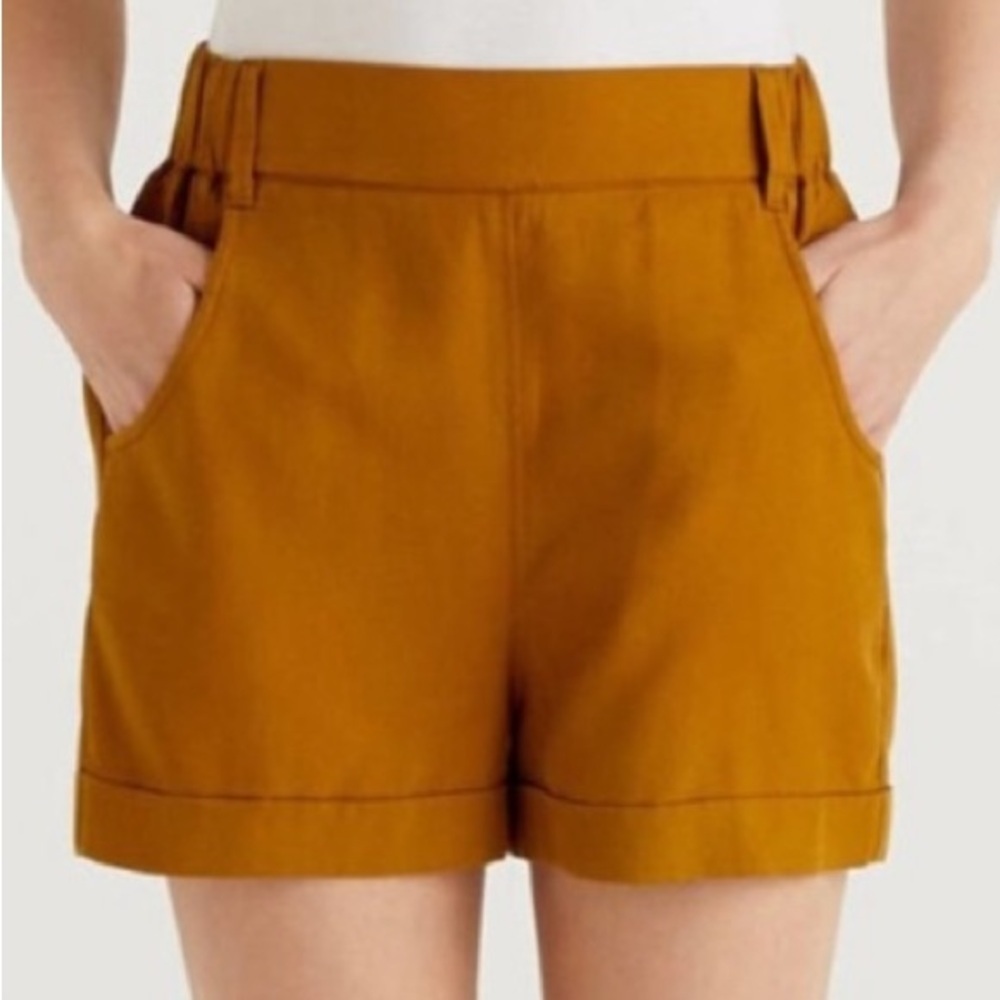 BENETON 100% SILK SHORTS